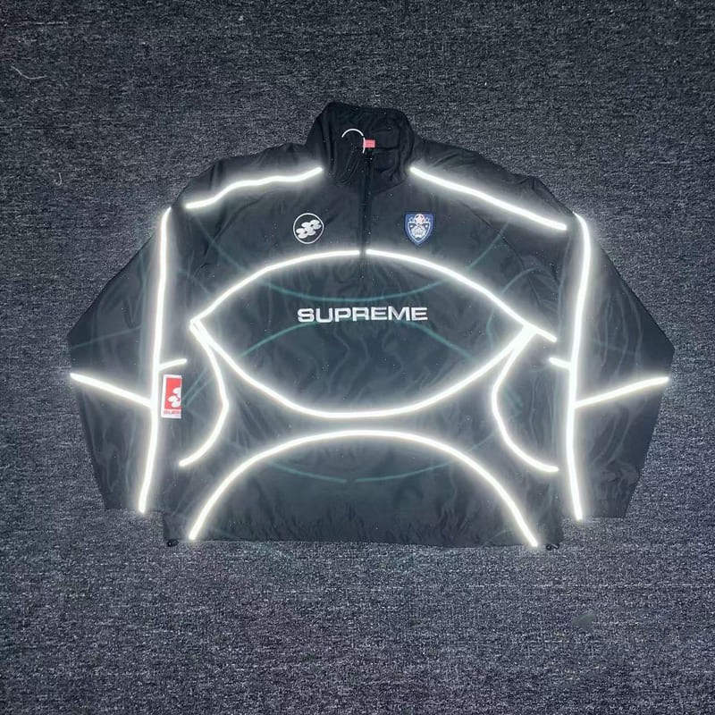 Supreme Reflective Piping Jacket