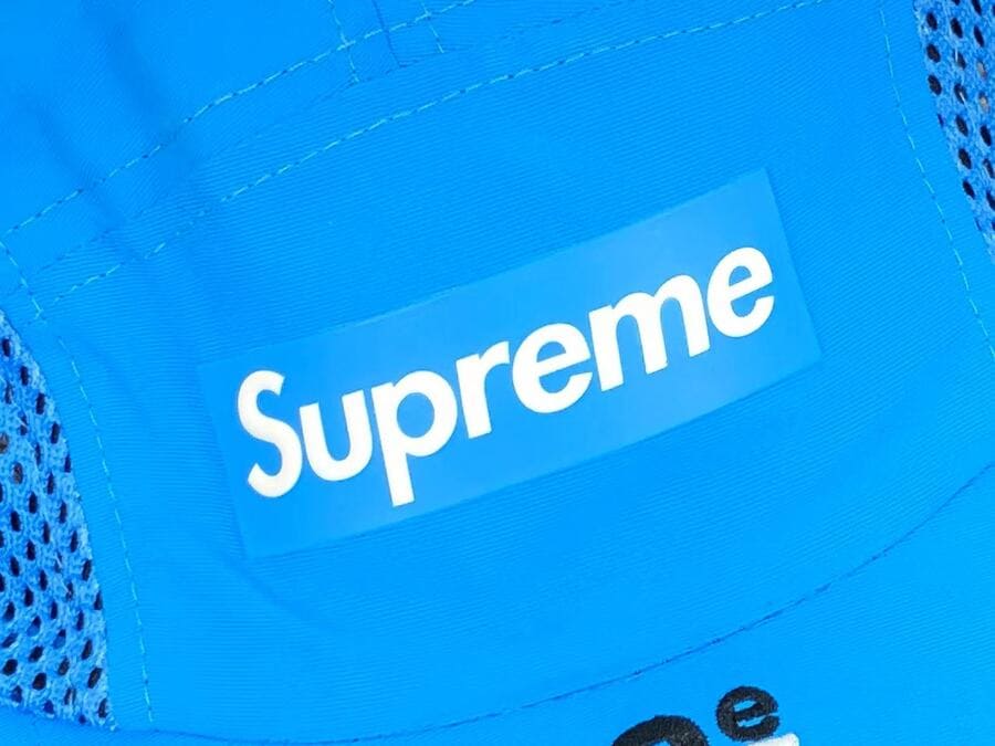 Supreme Mesh Side Panel Camp Blue Cap
