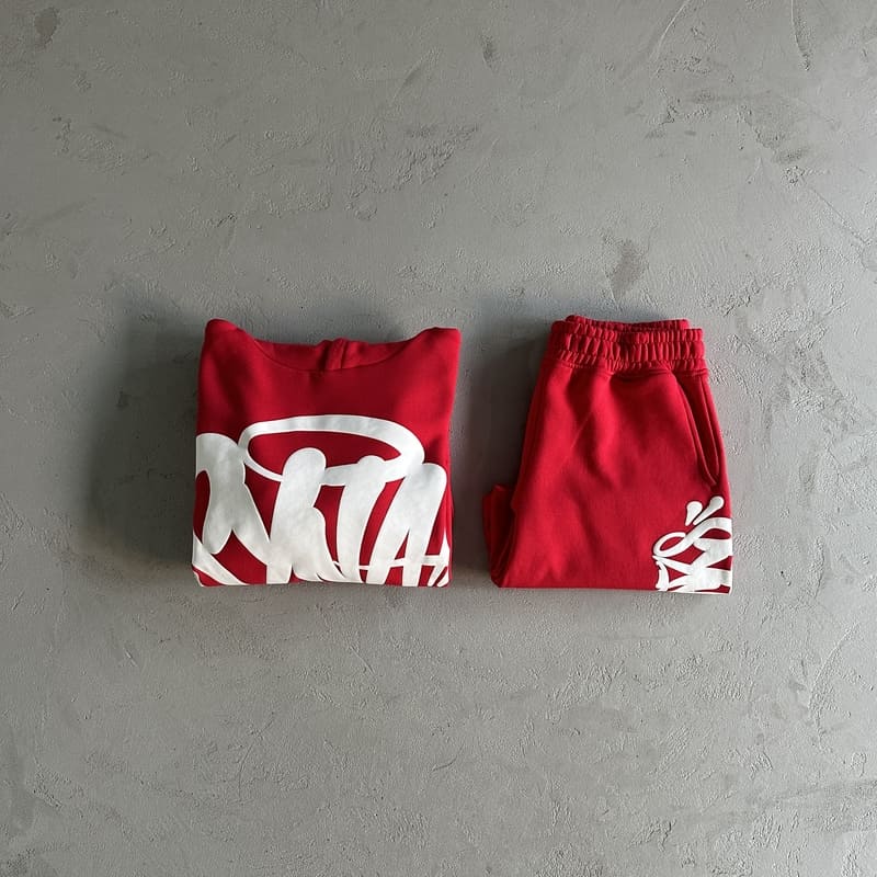 SYNA World Hood Twinset Red