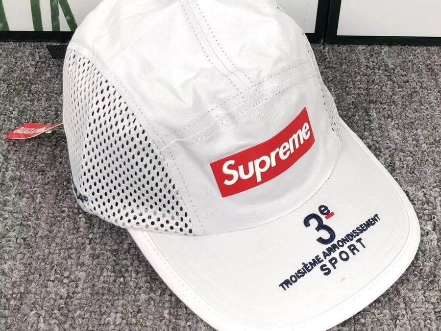 Supreme Mesh Side Panel Camp White Cap