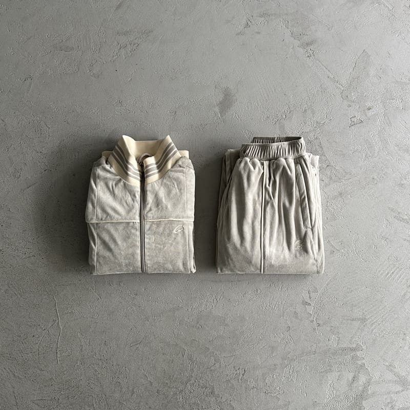 Corteiz Grey Velour AMG Set