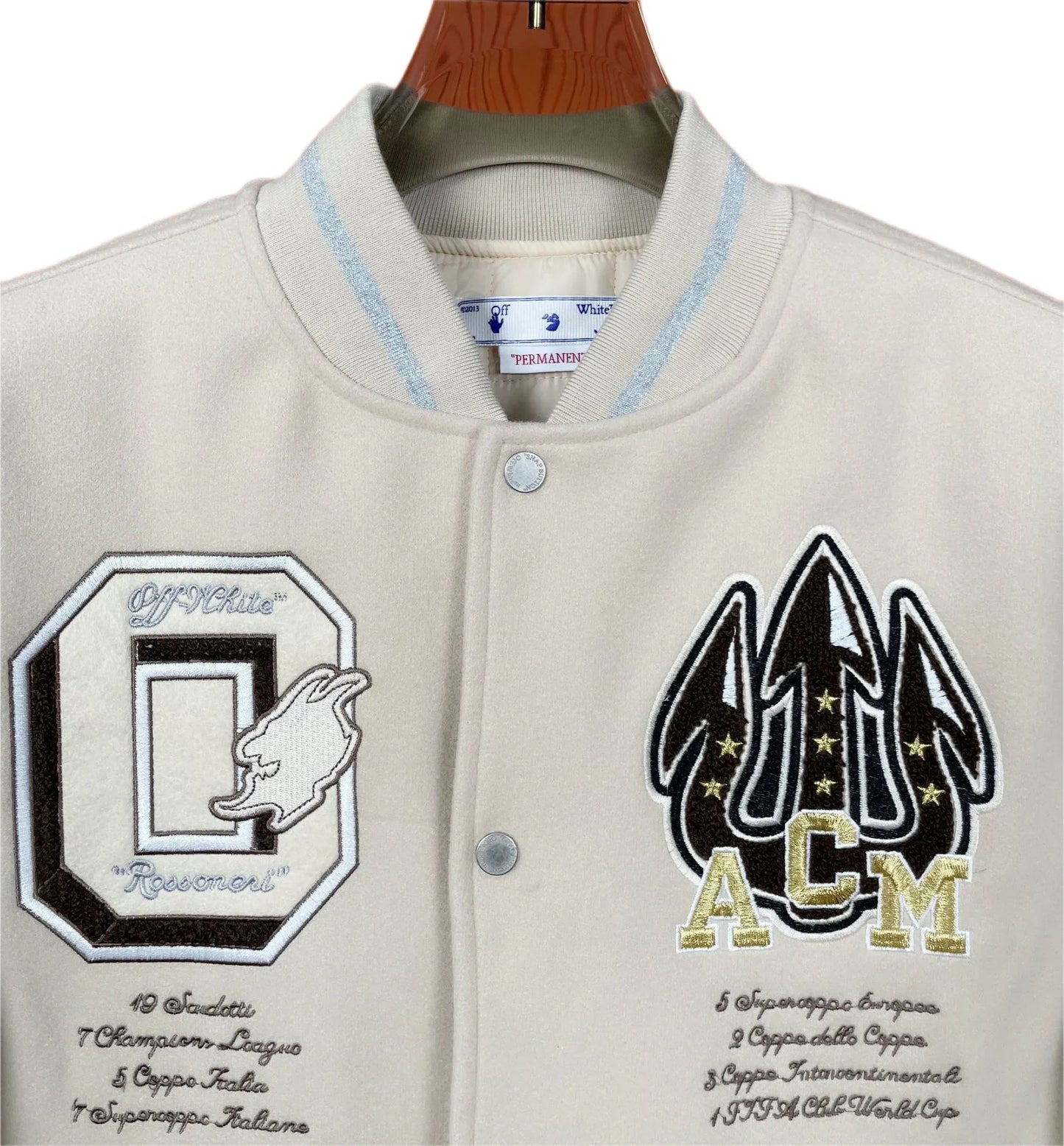 Off White x Milan "Abloh" Varsity Jacket