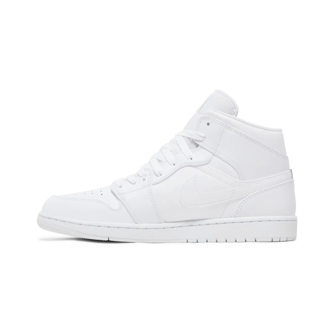Air Jordan 1 Mid "Triple White"