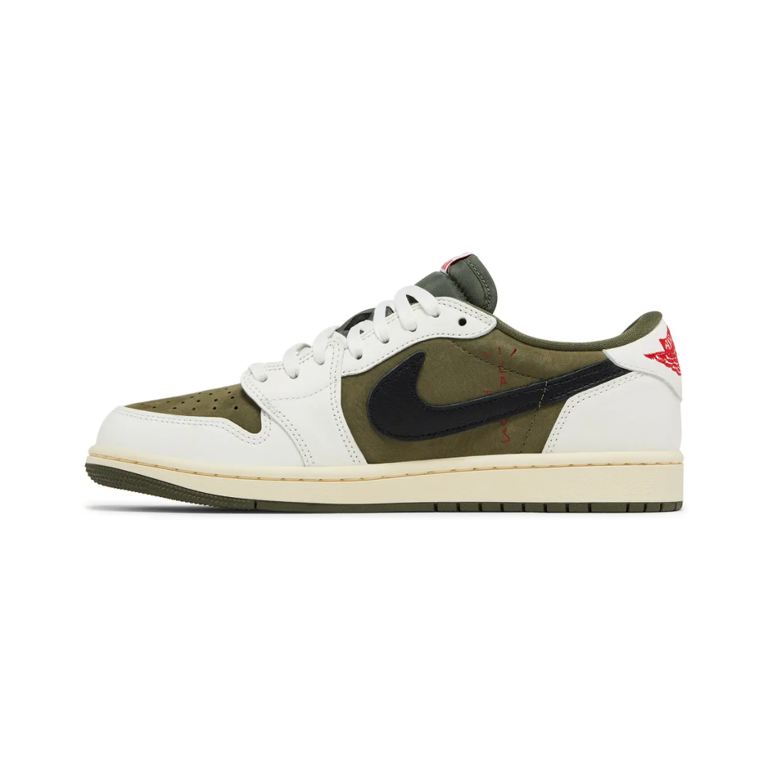 Travis Scott x Air Jordan 1 Retro Low "Reverse Olive"