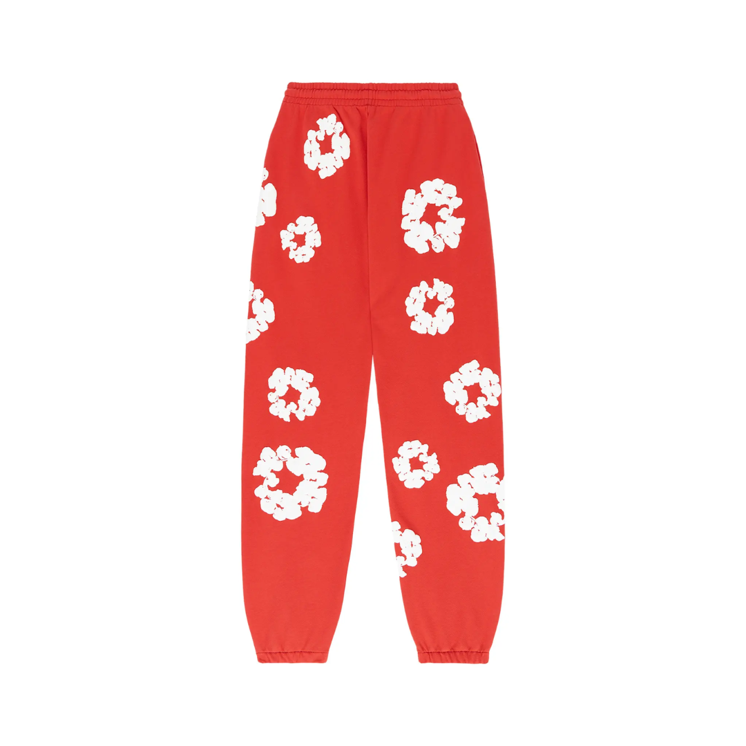 Denim Tears The Cotton Wreath Sweatpants "Red"