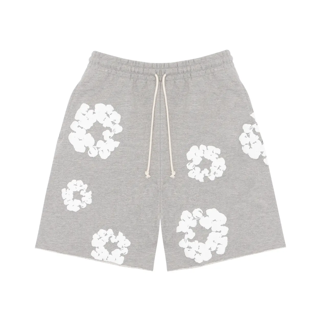 Denim Tears The Cotton Wreath Shorts "Grey"