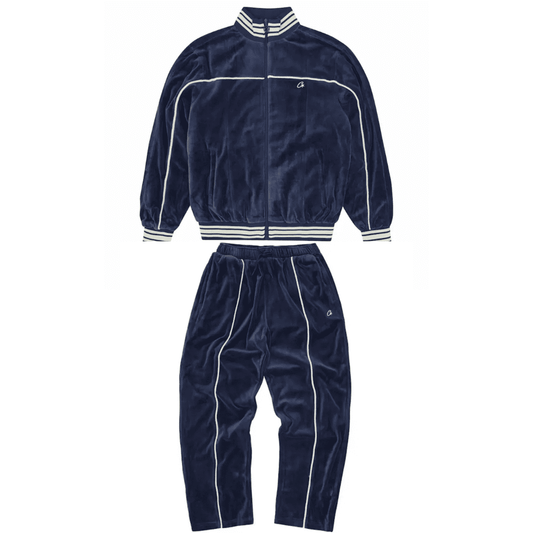 Corteiz Dark Blue Velour AMG Set