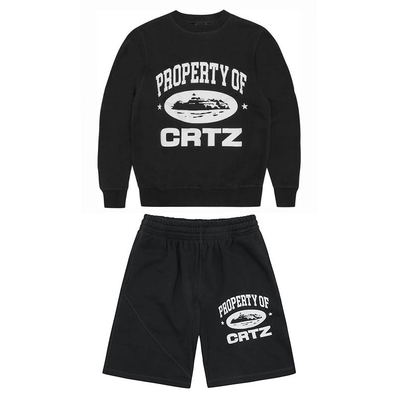 Corteiz "Property of Crtz" Black Set