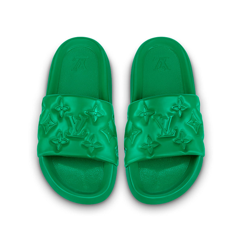Louis Vuitton Waterfront Green Slippers