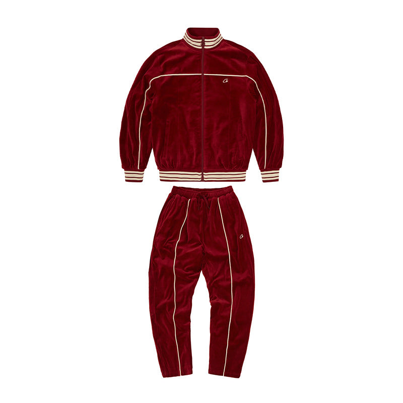 Corteiz Red Velour AMG Set