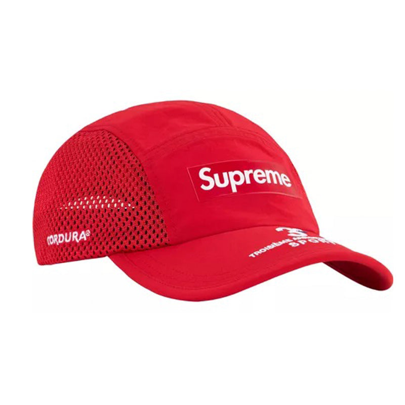 Supreme Mesh Side Panel Camp Red Cap