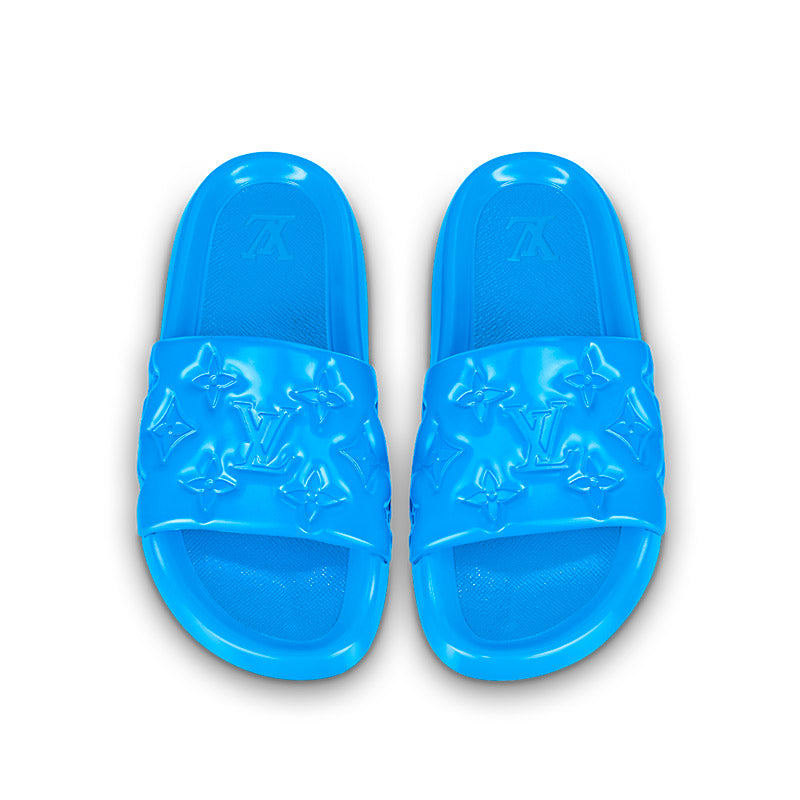 Louis Vuitton Waterfront Blue Slippers