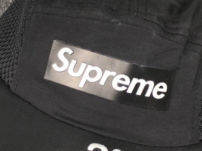 Supreme Mesh Side Panel Camp Black Cap