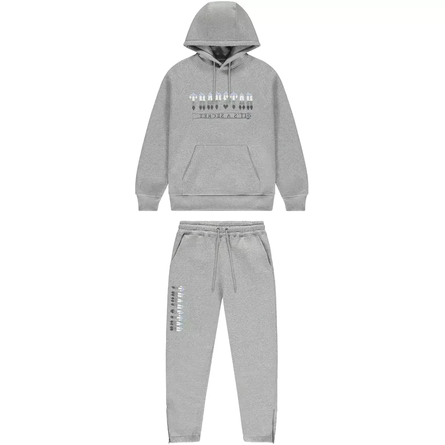 Trapstar Chenille Decoded 2.0 Grey/Ice Blue Set