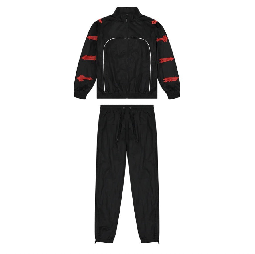 Trapstar Irongate 2.0 Shellsuit Red Black Set