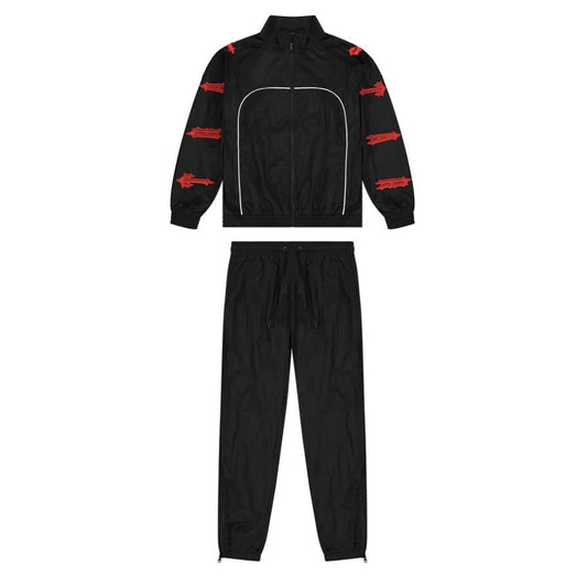 Trapstar Irongate 2.0 Shellsuit Red Black Set